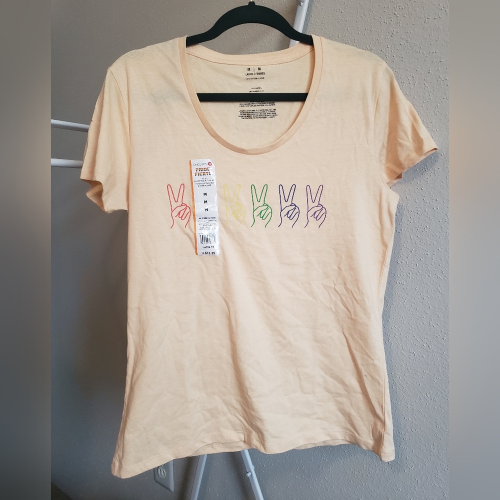 Peace Sign Rainbow Pride Shirt